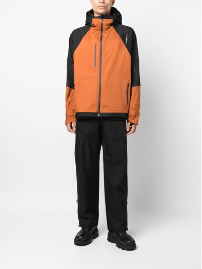 Zegna Toggle-cuff Straight-leg Trousers In 黑色