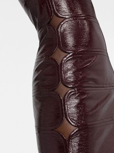 Courrèges Sleeveless Panelled Minidress In 红色