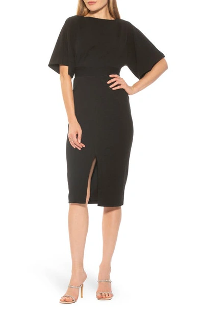 Alexia Admor Mila V-back Dress In Black
