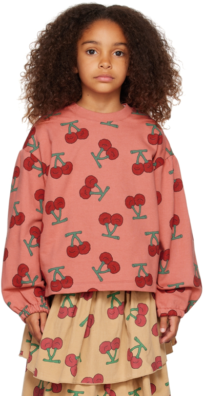 Shop Jellymallow Kids Pink Cherry Sweatshirt
