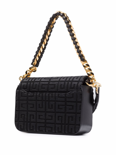 Givenchy 4g Logo Small Leather Shoulder Bag In Black