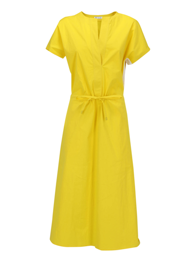 Pre-owned Loro Piana Dresses In Yellow