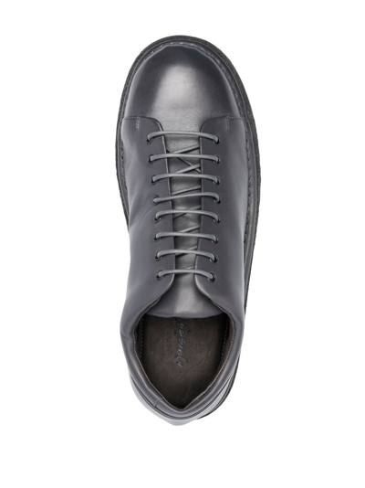 Shop Marsèll Chunky Lace-up Derby Shoes In Grey