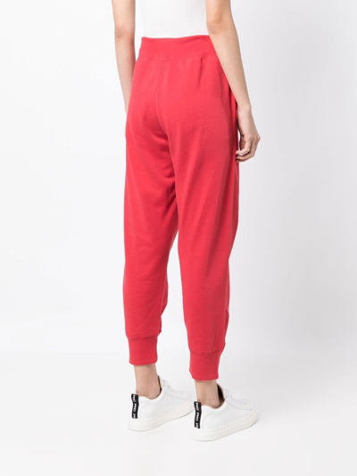 Shop Polo Ralph Lauren Polo-pony Trackpants In Red