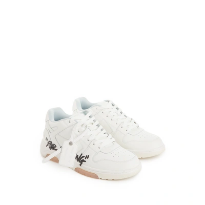 Shop Off-white For Walking Leather Sneakers In White