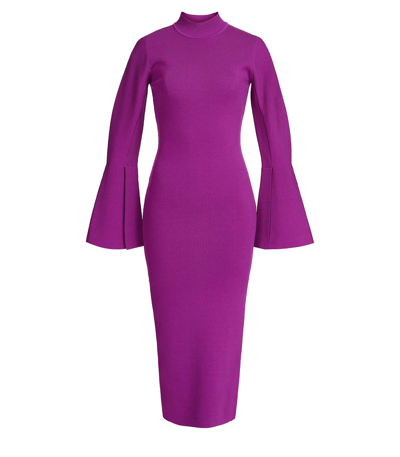 Shop Essentiel Antwerp Cuivre Purple Midi-lenght Dress In Violet