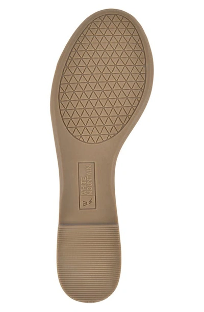 White Mountain Footwear Sunnyside Ii Ballet Flat In Ant Gold/ Multi