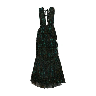 Shop Ulla Johnson Fiona Gown Long Dress In Rainforest