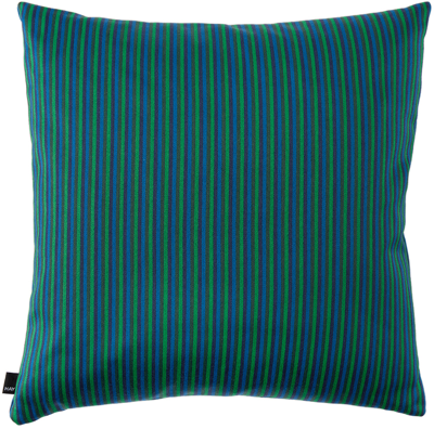Shop Hay Green & Blue Ribbon Cushion