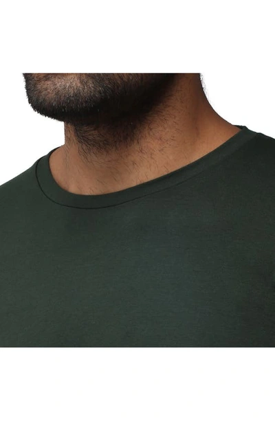 X-ray Crew Neck Long Sleeve T-shirt In Hunter