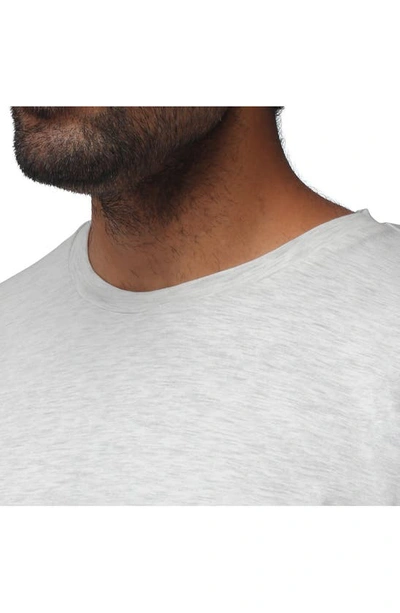 X-ray Crew Neck Long Sleeve T-shirt In Oatmeal