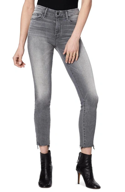 Shop Mother The Looker Fray Ankle Skinny Jeans In Beam Me Up