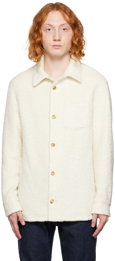 Shop Gabriela Hearst Off-white Drew Jacket In Ivory