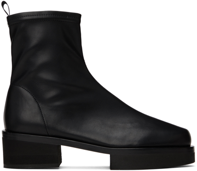 Shop Frame Black 'le Remi' Ankle Boots In Noir