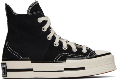 Shop Converse Black Chuck 70 Plus Sneakers In Black/egret/black