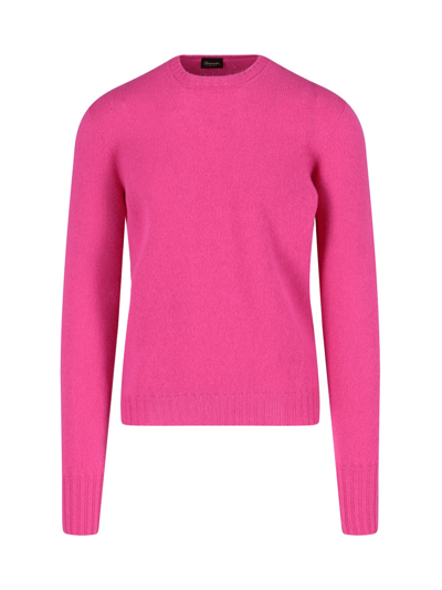 Shop Drumohr Classic Sweater In Rosa