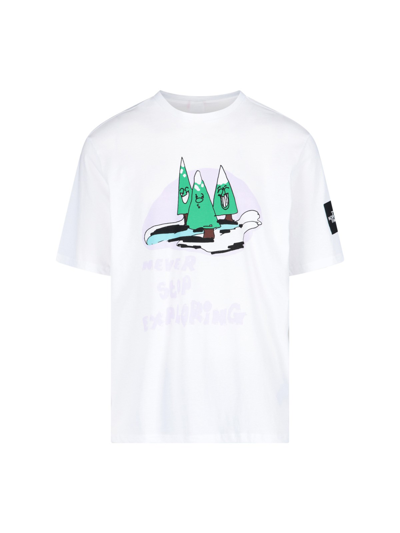 Shop The North Face X Alfie Kungu Printed T-shirt In Bianco