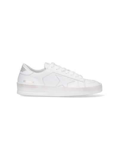 Shop Golden Goose 'stardan' Sneakers In Bianco