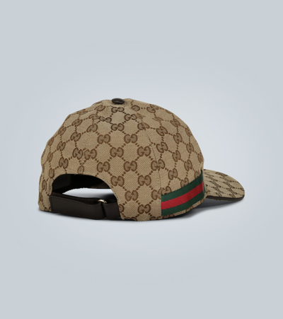 Shop Gucci Original Gg Canvas Baseball Hat In Brown