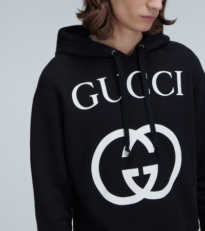 Hooded sweatshirt with Interlocking G