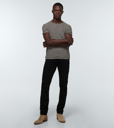 Saint Laurent Wyatt 30 Jodhpur Boots In Brown