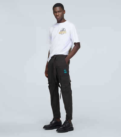 Shop Off-white Technical Cargo Pants In Black
