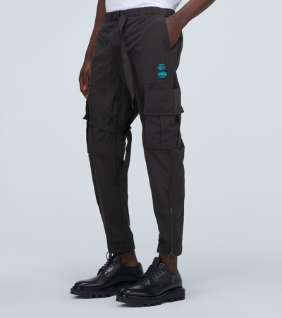 Shop Off-white Technical Cargo Pants In Black