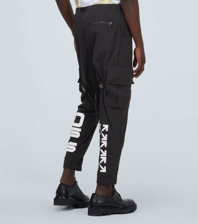 Shop Off-white Technical Cargo Pants In Black