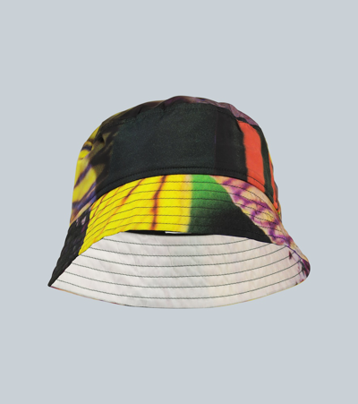 Shop Dries Van Noten Printed Bucket Hat In Multicoloured