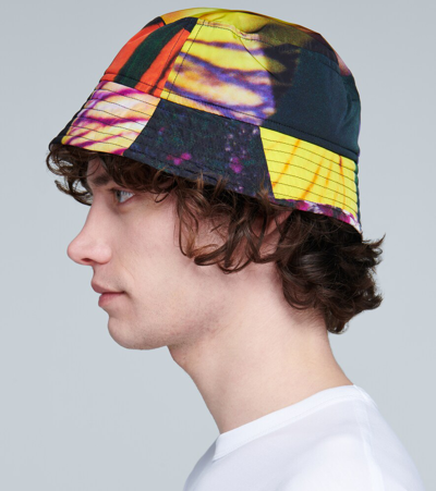 Shop Dries Van Noten Printed Bucket Hat In Multicoloured