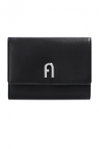 Shop Furla Moon Logo In Black