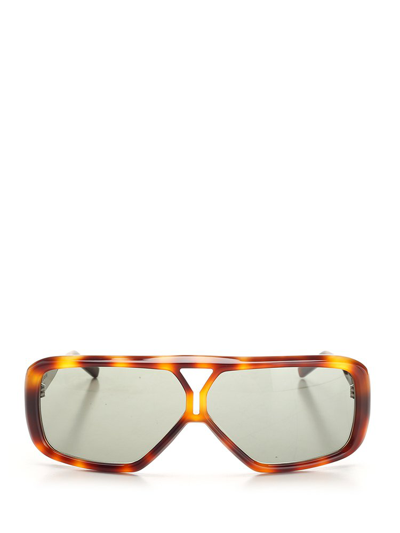 Shop Saint Laurent Eyewear Sl 569 Y Aviator Sunglasses In Multi