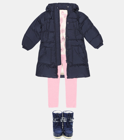 Moon Boot Nylon Classic Snow Boots In Blue