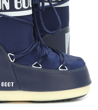 Moon Boot Nylon Classic Snow Boots In Blue