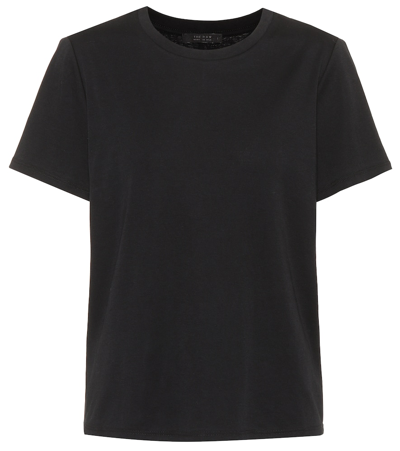 The Row Wesler Cotton Jersey T-shirt In Black