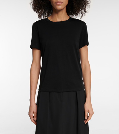 Shop The Row Wesler Cotton T-shirt In Black