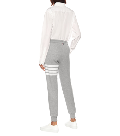 Thom Browne Classic Sweatpants In Classic Loop Back With Engineered 4-bar In Grey