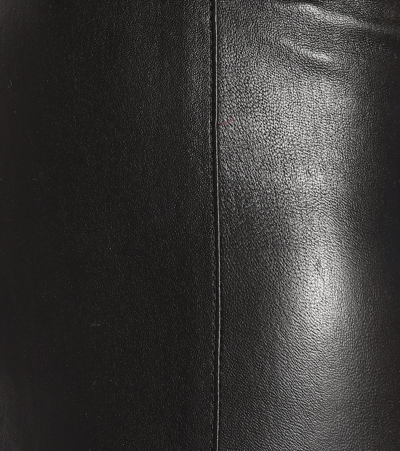 Shop Joseph Mid-rise Leather Leggings In Black