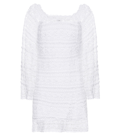 Shop Anna Kosturova Bella Cotton Dress In White