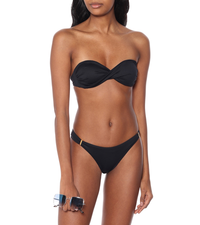 Shop Melissa Odabash Martinique Bikini Bottoms In Black