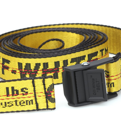 Shop Off-white Mini Industrial Belt In Yellow