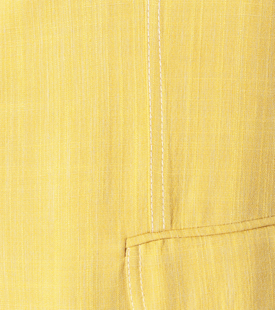 Shop Etro Single-breasted Blazer In Yellow