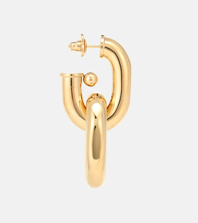 Rabanne Chain Hoop Earrings In Gold