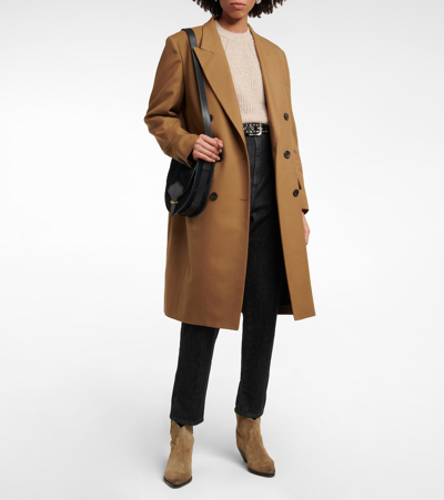 Isabel Marant Taupe Brown Calf Leather Texano Style Boots In Brown