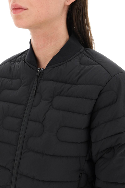 Shop Y-3 Quilted Light Bomber Jacket In Black