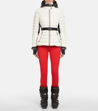 Shop Moncler Bruche Down Ski Jacket In White