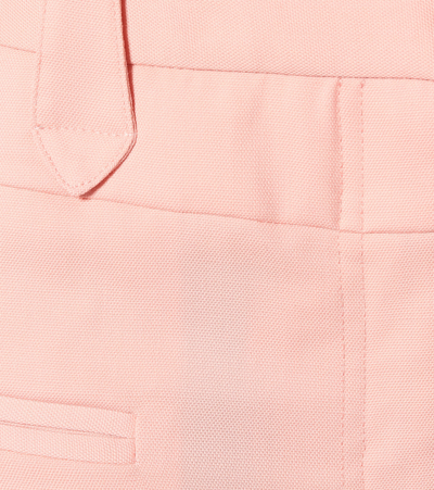 Shop Altuzarra Serge Flared Stretch-wool Pants In Pink