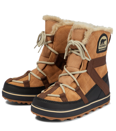 Shop Sorel Explorer Suede Boots In Brown