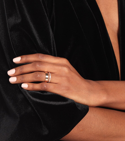 Repossi Berbere Module 18kt Rose Gold Ring With Diamonds In Gold
