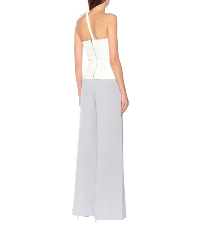 Shop Roland Mouret Whitefield Crêpe Top